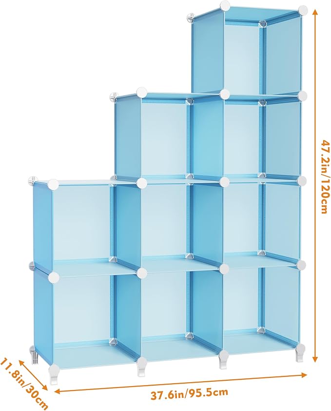 HOMIDEC Closet Organizers and Storage, 9 Cube Storage Organizer, Portable - Image 3