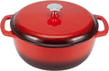 Amazon Basics Enameled Cast Iron Dutch Oven Pot by AmazonBasics