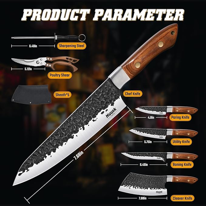 Huusk Butcher Knife Set - Image 7