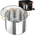 Ciwete Stock Pot 20 Quart, 3 Ply Stainless Steel Stock Pot by Ciwete