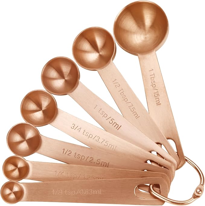Measuring Spoons, SUS304 Stainless Steel Measuring Cups Set of 7 Piece: 1Tbsp by blueden