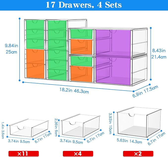 ARSTPEOE Makeup Acrylic Organizer - Image 3