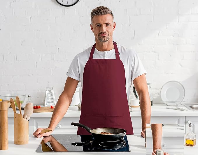Utopia Kitchen 2 Pack Bib Apron, Adjustable - Image 7