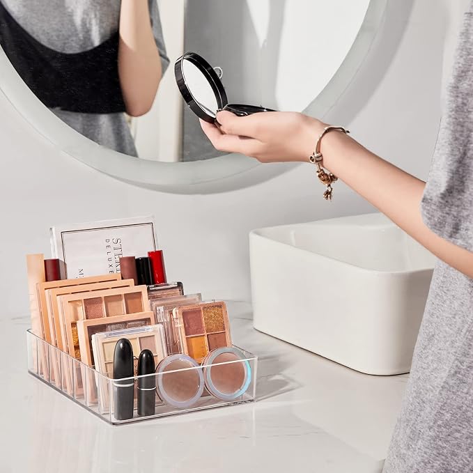 WECHENG Makeup Organizer for Eyeshadow Palette and Lipstick Organizer, 7 - Image 3