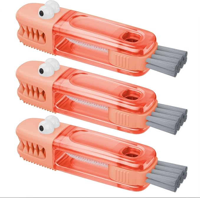 3 in 1 Cup Lid Gap Cleaning Brush Set, Silicone Cup Lid Gap Cleaner, Home by Nodirz