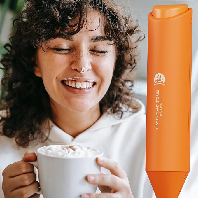 Powerful Milk Frother Handheld Foam Maker, Mini Whisk Drink Mixer - Image 4