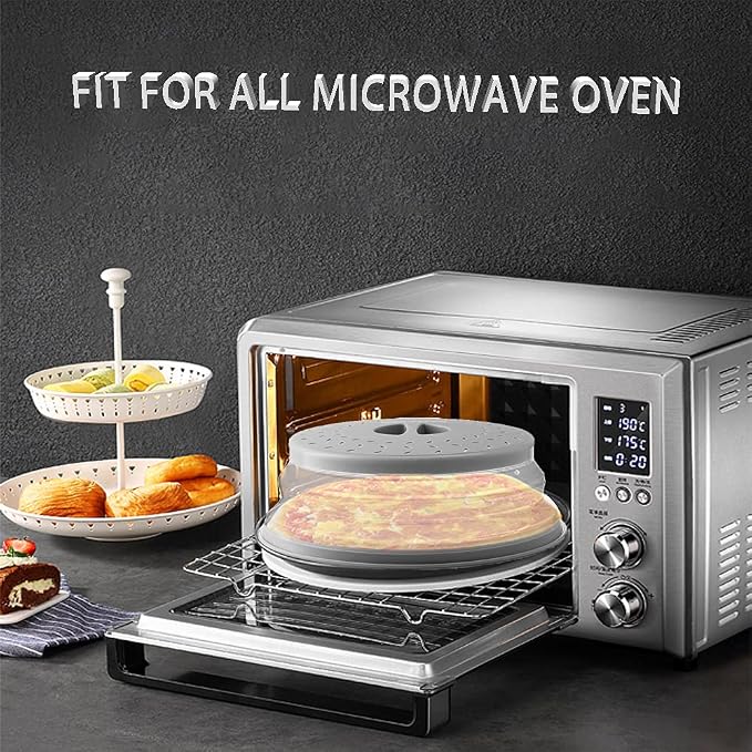 Microwave Splatter Cover Collapsible Microwave Cover - Image 2