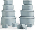 ISSEVE 12Pcs/Set Nesting Silicone Food Storage Containers by ISSEVE