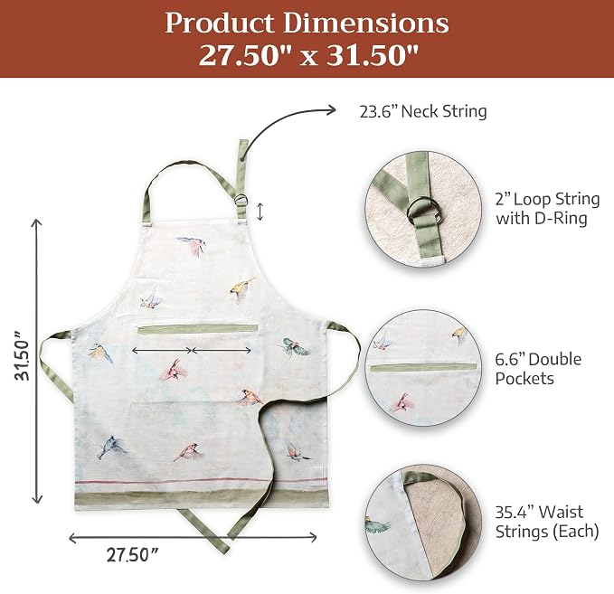 Maison d' Hermine 100% Cotton Apron - Image 7