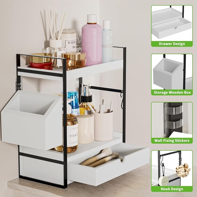 2-Tier Bathroom Counter Organizer - Image 3