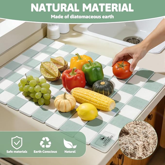 Yamaziot Large Stone Drying Mat - Image 4
