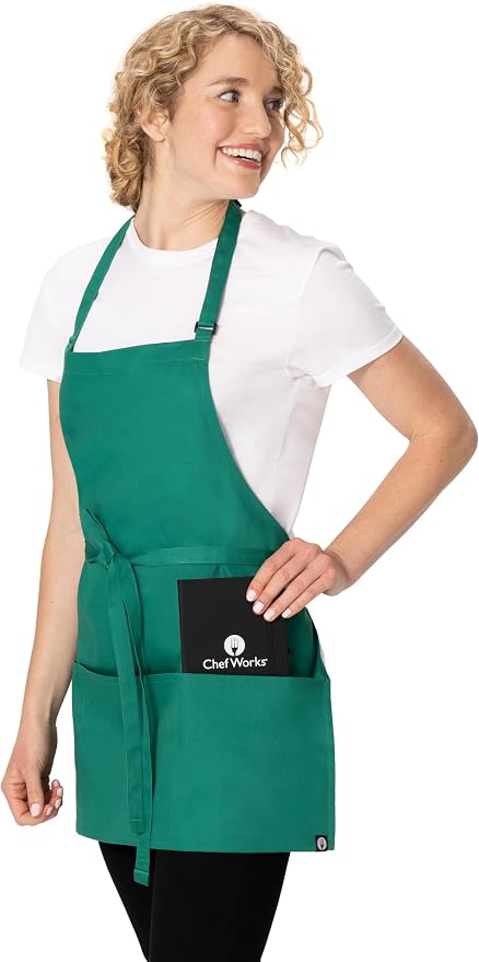 Chef Works Unisex Three Pocket Apron - Image 3