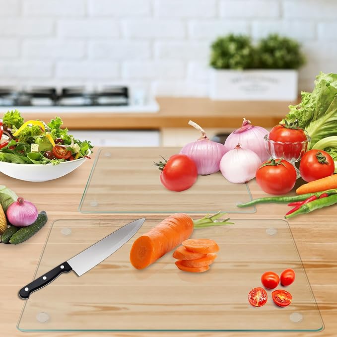Tempered Glass Cutting Board, Set of Glass Cutting Board - Image 7