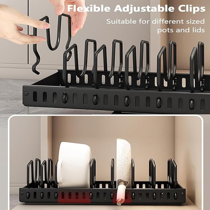AmoiChic 2 Pack Pull Out Cabinet Organizer - Image 5
