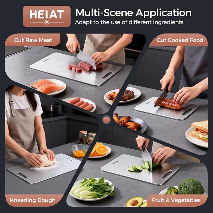 Titanium Cutting Board Set of 3, 100% Pure Titanium Cutting Boards - Image 8