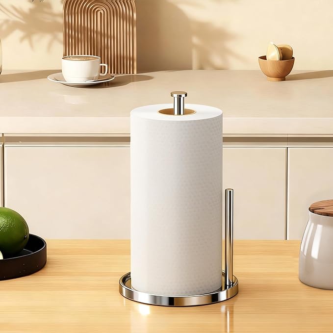 Paper Towel Holder Countertop, Standing Paper Roll Holder - Image 7