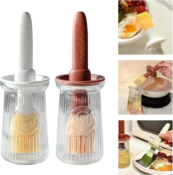 Oil Dispenser with Brush by Uteynee