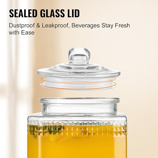 VEVOR Beverage Dispenser, 1.5 Gallon Drink Dispensers - Image 5