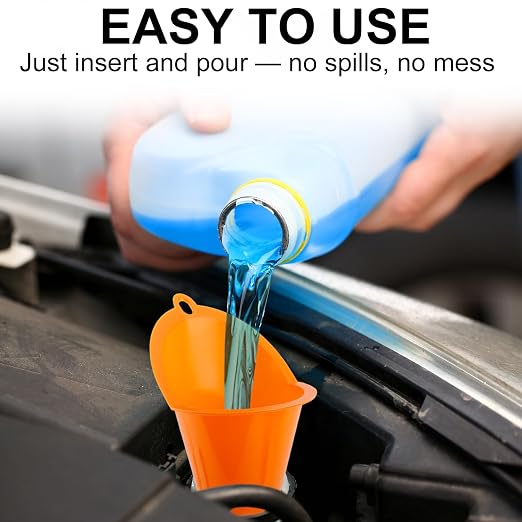 3-Pack Long-Neck Oil Funnels, Gas & Transmission Fluid - Image 6