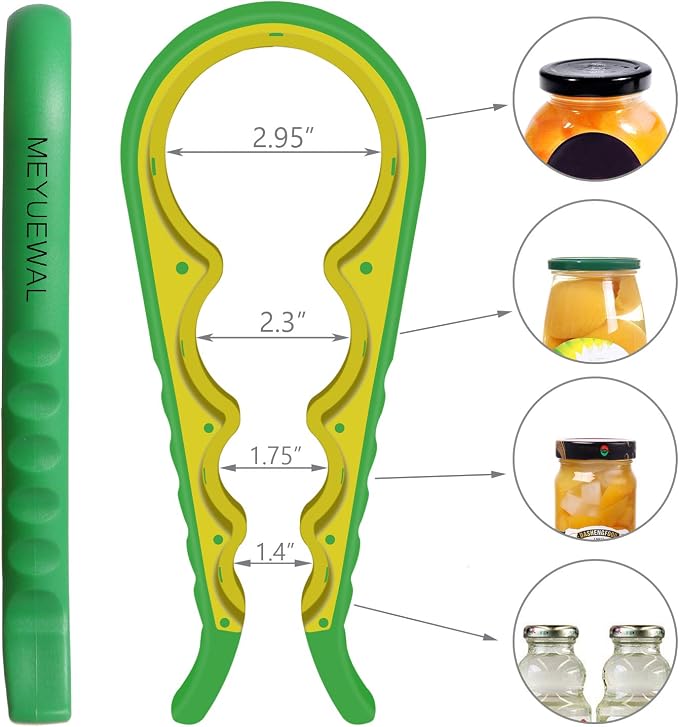 Jar Opener, 6 In 1 Bottle Opener Can Opener - Image 2