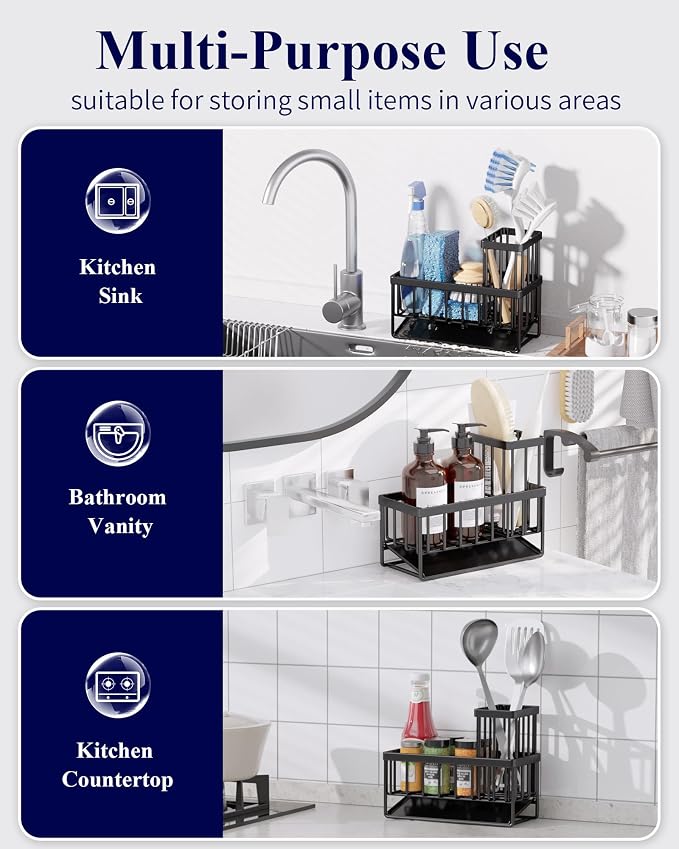 Kitsure Sponge Holder for Kitchen Sink - Image 7