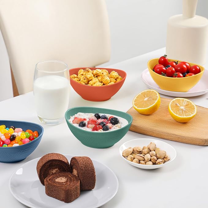 Wheat Straw Small Bowls Set of 4 - Image 3