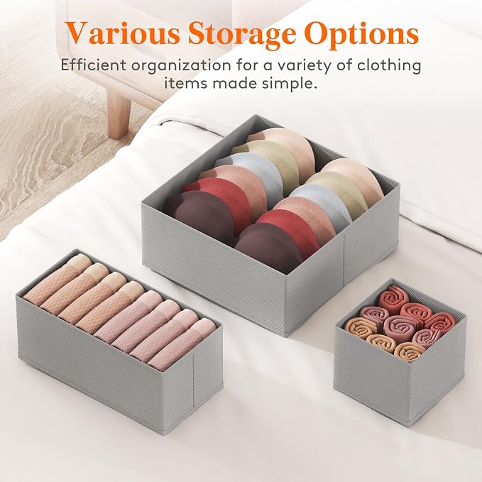 Lifewit Drawer Organizer Clothes - Image 3