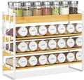EsLuker.ly Spice Seasoning Rack Organizer Kitchen Countertop, 4 Tier Bamboo by EsLukerly