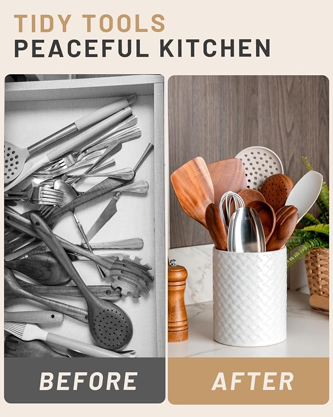 Nucookery 6.4'' Utensil Holder - Image 5