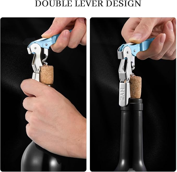 HYZ 2-Pack Wine Opener Waiter Corkscrew, Professional Wine Key - Image 4