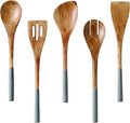Folkulture Wooden Spoons for Cooking | 12" Premium Acacia Wooden Utensil Set of by FOLKULTURE