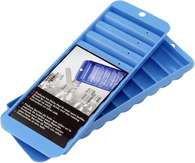 Chef Craft Select Plastic Sports Bottle Ice Cube Tray, 10 Ice Sticks 9.5 inches by ChefCraft