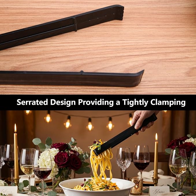 Serving Tongs 24 Pack, Plastic Disposable Salad Tongs - Image 6