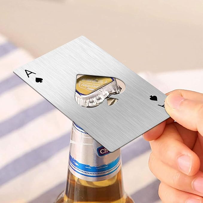 Ace Of Spades Bottle Opener Credit Card Size Pocker Cap Opener Portable - Image 7