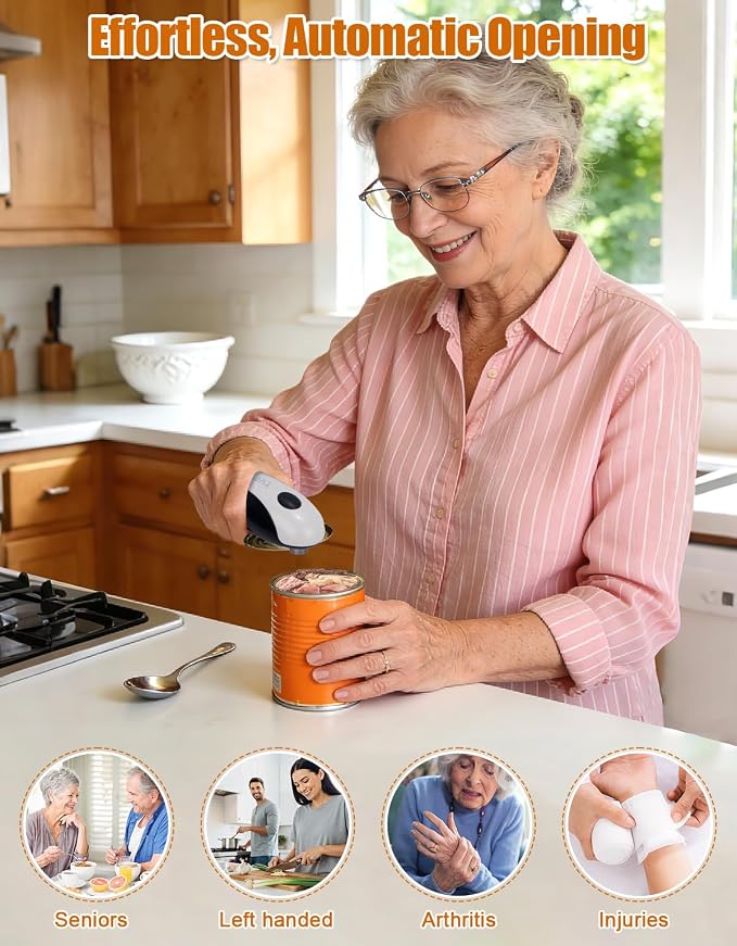 YUET Electric Can Opener, Automatic One-Touch Can Openers - Image 6