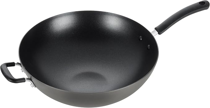 T-Fal Ultimate Hard Anodized Nonstick Wok 14 Inch, Oven Broiler Safe 350F by T-falbrand