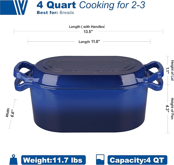 VORRINGARD Oval Dutch Oven Pot - Image 2