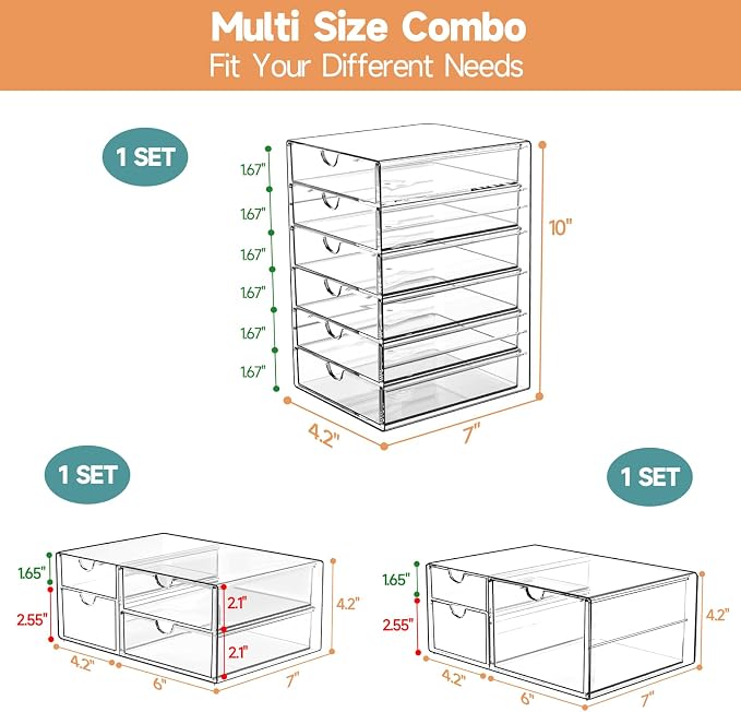 Makeup Drawer Storage Organizer - Image 3