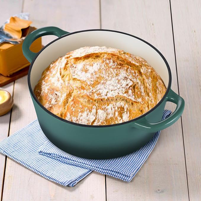 E-far 3 Qt Enameled Cast Iron Dutch Oven - Image 3