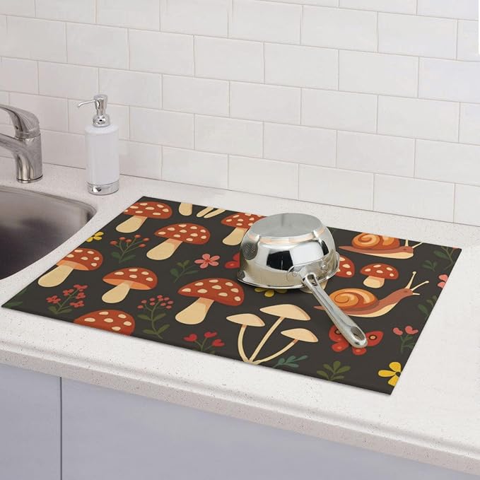 Mushroom Snail Dish Drying Mats - Image 7