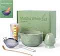 Matcha Whisk Set, Bamboo Whisk, Bamboo Scoop, Stainless Sifter by Unknown