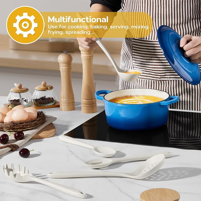 Onader Kitchen Cooking Utensils Set of 10, Silicone Utensils Set - Image 8