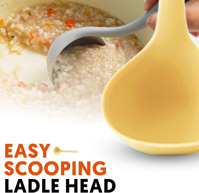 Platinum Silicone Cooking Ladle - Image 3
