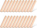 Patelai 20 Pieces Small Wooden Rolling Pin, Dumpling Dough Roller Wooden Mini by Patelai