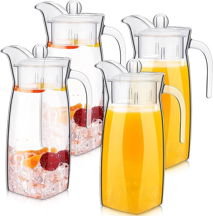 Didaey 4 Pcs Acrylic Water Pitcher by Didaey