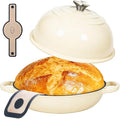 ONKO Dutch Oven For Sourdough Bread Baking, 6QT Enameled Cast Iron Dutch Oven by ONKO