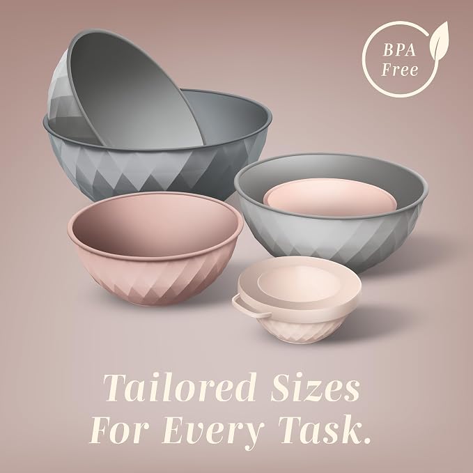 COOK WITH COLOR Mixing Bowls with Lids - Image 5