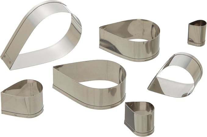 Ateco Plain Tear Drop Cutter Set by Ateco