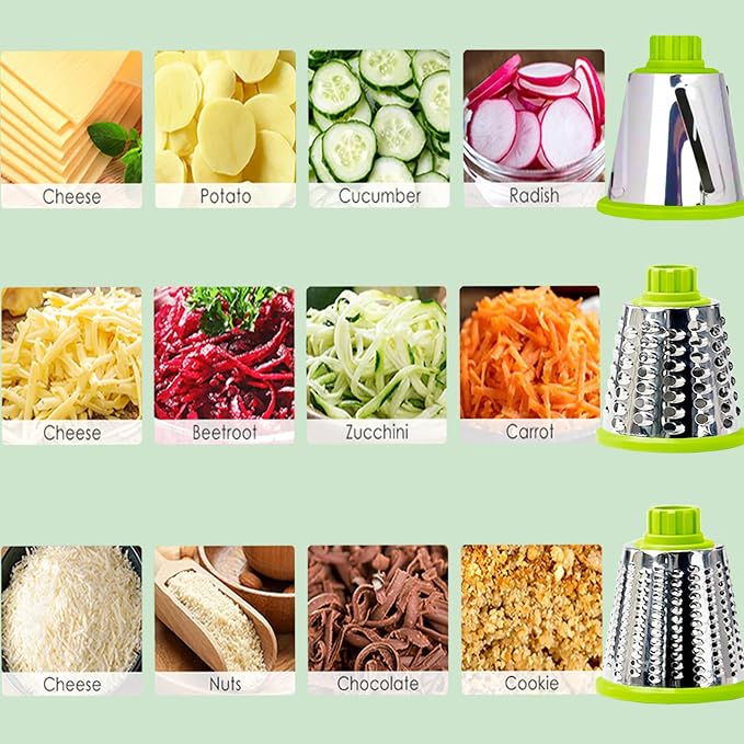 Cheese Grater with Handle, Vegetables and Fruits and Easy to Clean - Image 4