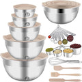 WEPSEN Mixing Bowls Set, Measuring Cups and Spoons by WEPSEN